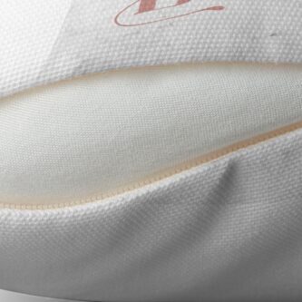 Alternate view of Lovely Logo Throw Pillow