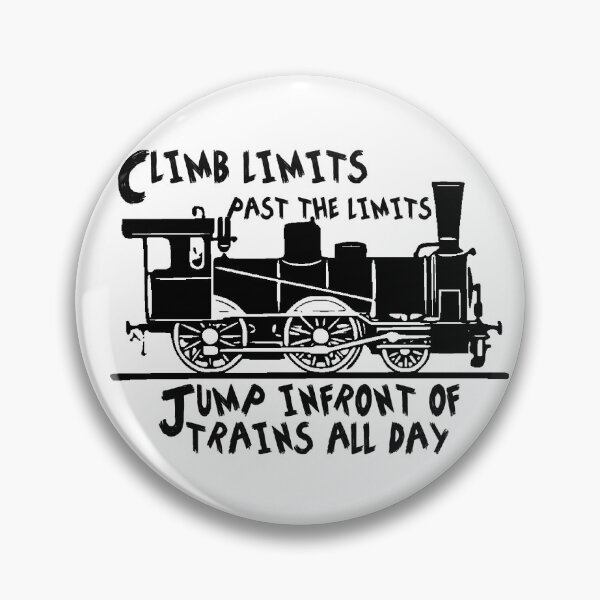 Item preview, Jump in front of trains all day  designed and sold by Hannah Rosen.