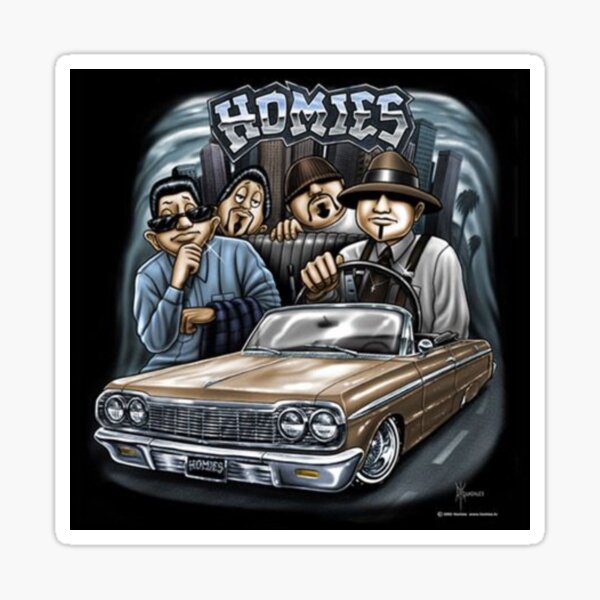 the homies art Sticker