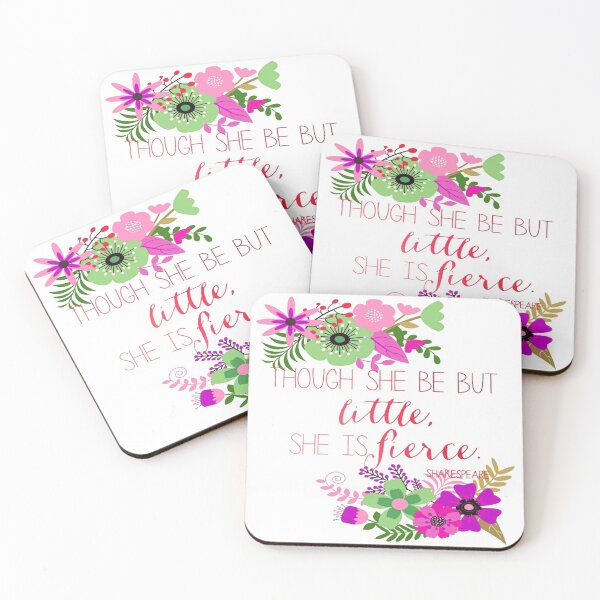 Item preview, Though she be but little she is fierce - Shakespeare designed and sold by BitsndPieces.