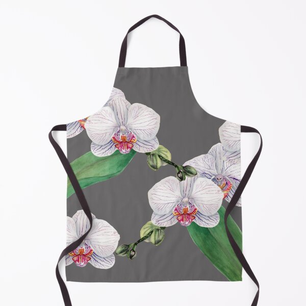 Item preview, Patrón de acuarela de orquídea blanca designed and sold by DaisyMarroquin.