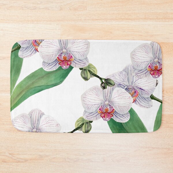 Item preview, White Orchid Watercolor Pattern designed and sold by DaisyMarroquin.