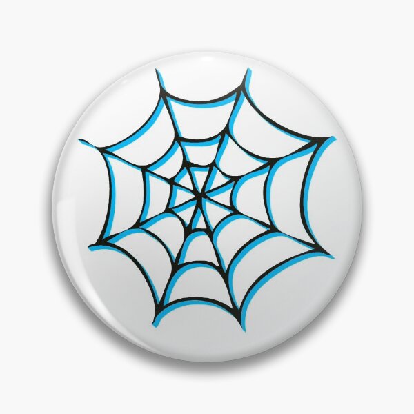 Item preview, blue spider web designed and sold by femme McCulley.
