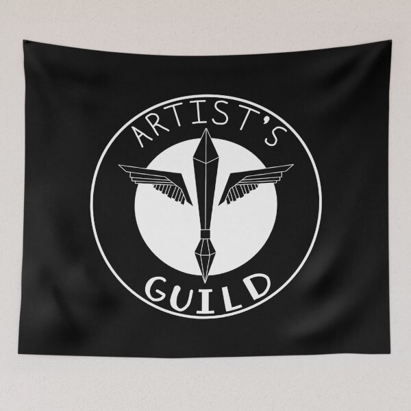 Item preview, Insignia del gremio del artista versión oscura designed and sold by cu-b3.