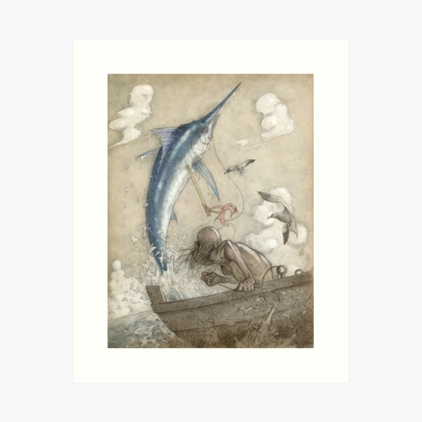 The Old Man and the Sea Art Print