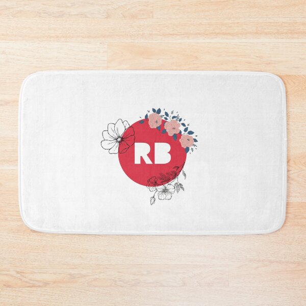 Item preview, RedBubble logo with beautiful flowers designed and sold by SimplyHilarious.