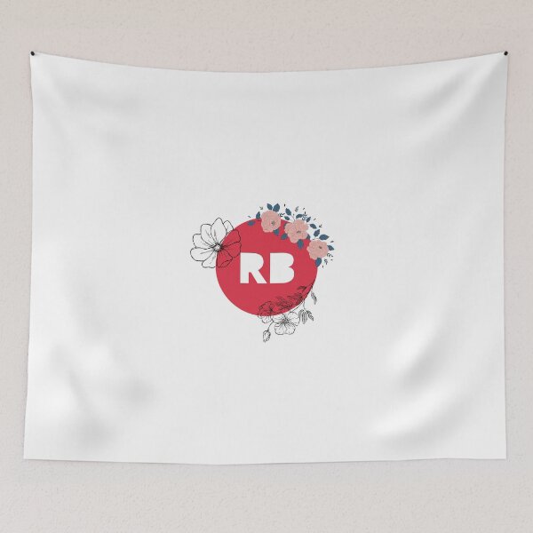 Item preview, RedBubble logo with beautiful flowers designed and sold by SimplyHilarious.