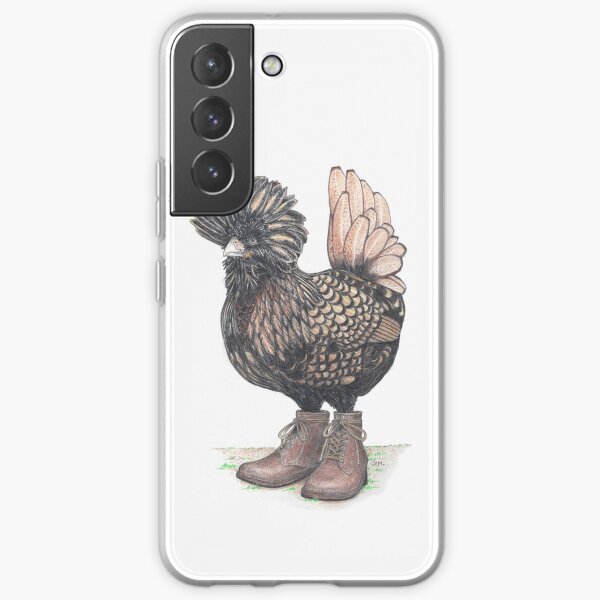Polish chicken in farm boots Samsung Galaxy Soft Case