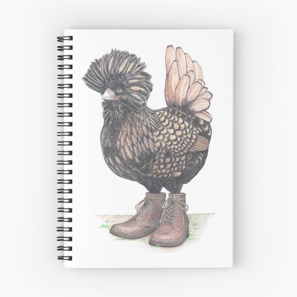 Item preview, Polish chicken in farm boots designed and sold by JimsBirds.