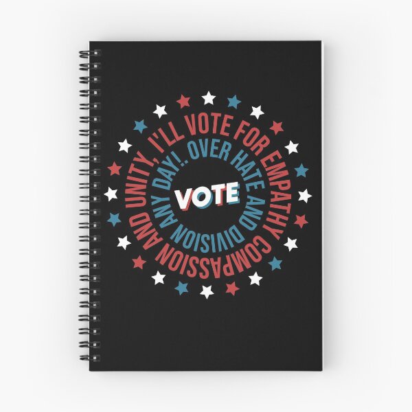 Item preview, Vote US Election - I'll Vote For Empathy, Compassion, and Unity Over Hate and Division Any Day! Voting Design Gifts For Voters designed and sold by yeknow.