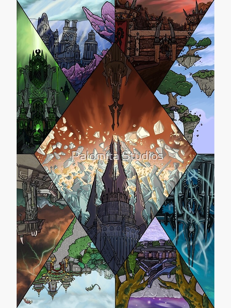 "World of Warcraft expansions" Poster by Ari2801 | Redbubble