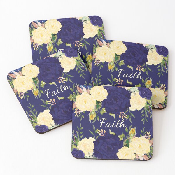 Item preview, Faith Blue and Cream Flowers designed and sold by GODS4US.