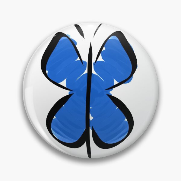 Item preview, Flutterby Blue designed and sold by ErinLP.