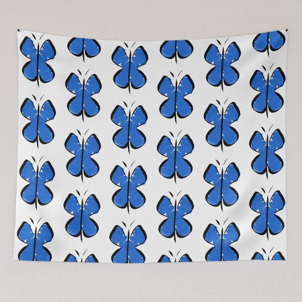 Item preview, Flutterby Blue designed and sold by ErinLP.