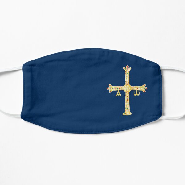 Cruz de Asturias Mascarilla plana