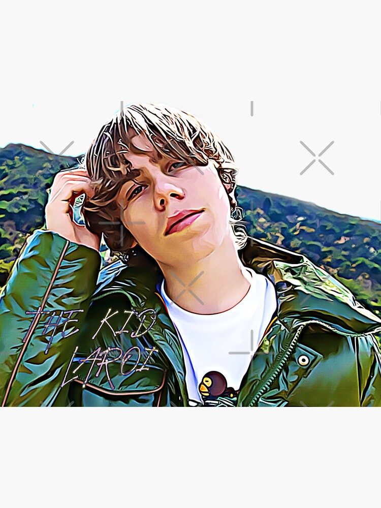 "The Kid Laroi" Sticker by lovesuperkarma Redbubble