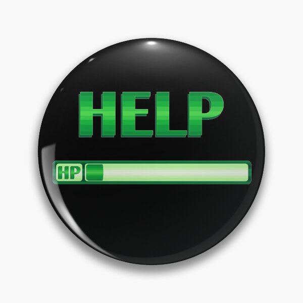 Item preview, HELP (I'm low on health version 2) designed and sold by SarcasticWords.