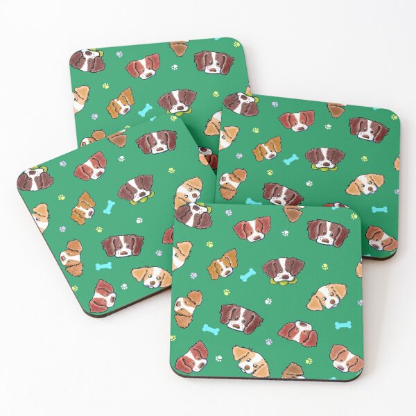 Item preview, KiniArt Brittanys On Green designed and sold by KiniArt.