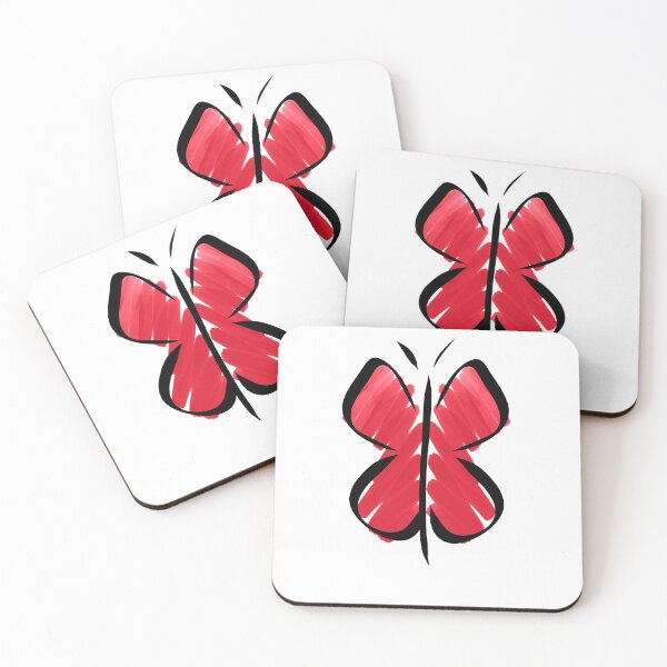 Item preview, Flutterby Red designed and sold by ErinLP.