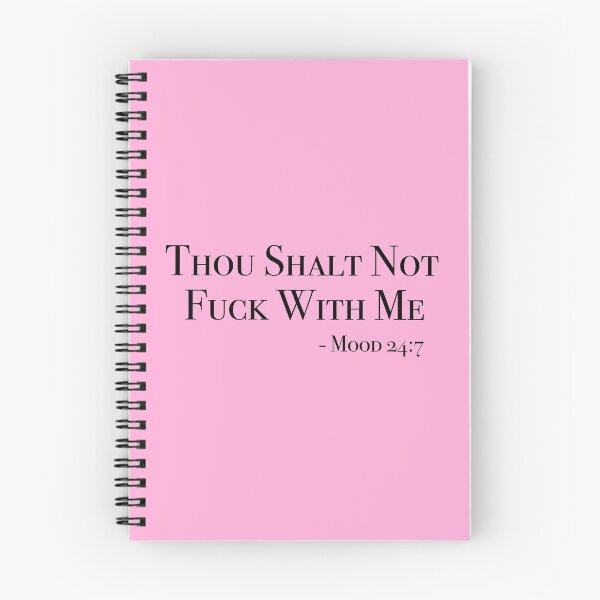 Item preview, Thou Shalt Not Fuck With Me designed and sold by Kirsty Finnigan.