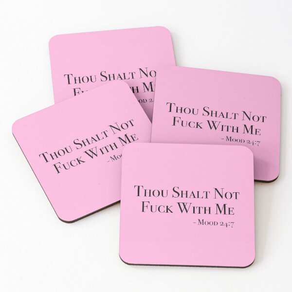 Item preview, Thou Shalt Not Fuck With Me designed and sold by Kirsty Finnigan.