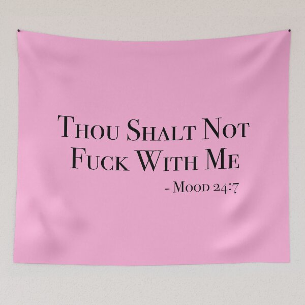 Item preview, Thou Shalt Not Fuck With Me designed and sold by Kirsty Finnigan.