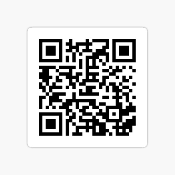 Every Ep. of Troy and Abed in the Morning QR Code Sticker