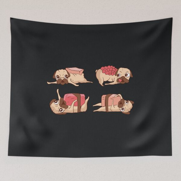 Item preview, Sushi Pugs designed and sold by HiFiTees.
