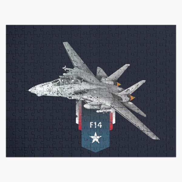 F 14 Tomcat Fighter Aircraft Jigsaw Puzzle By Quark Redbubble