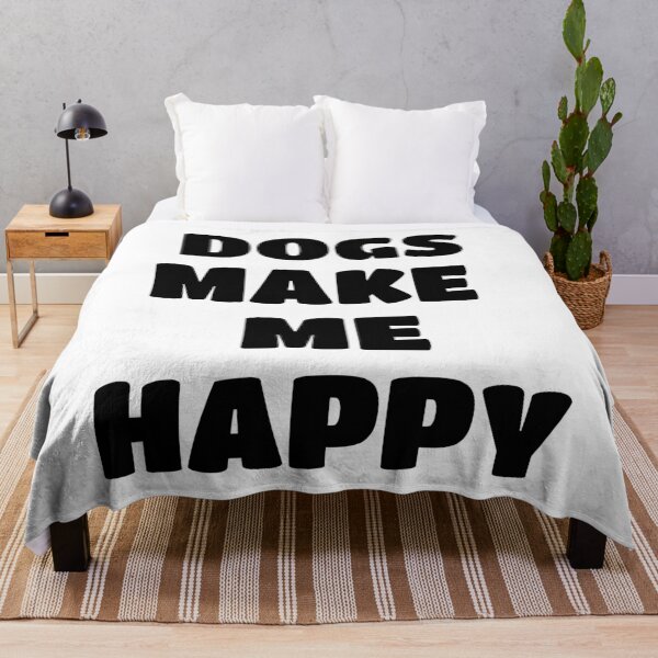 Item preview, Dogs make me happy designed and sold by Inspirationmotivation.