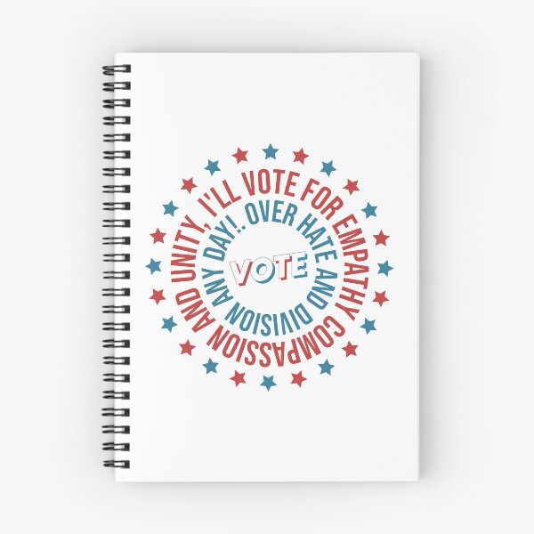 Item preview, Vote US Election - I'll Vote For Empathy, Compassion, and Unity Over Hate and Division Any Day! Voting Design Gifts For Voters designed and sold by yeknow.