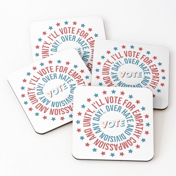 Item preview, Vote US Election - I'll Vote For Empathy, Compassion, and Unity Over Hate and Division Any Day! Voting Design Gifts For Voters designed and sold by yeknow.