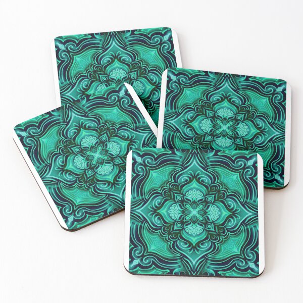 Item preview, Turquoise Mandala  designed and sold by TreRossi.