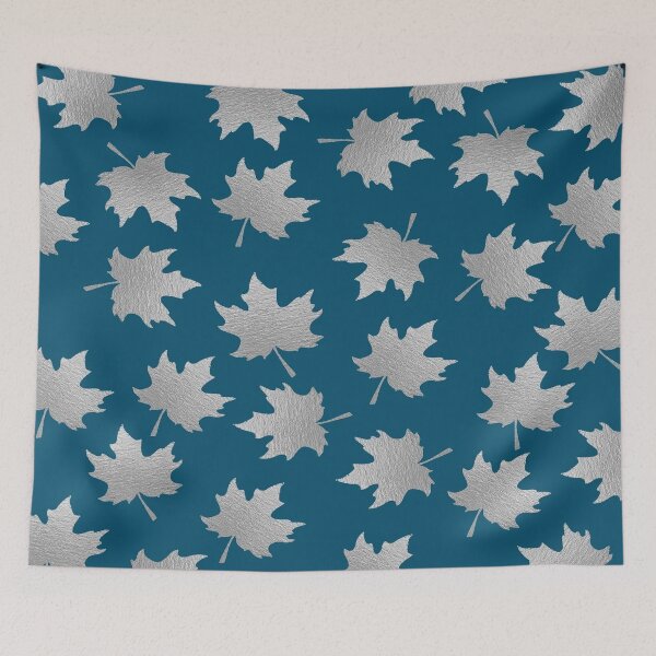 Item preview, Silver foil leaf pattern designed and sold by MLD112.