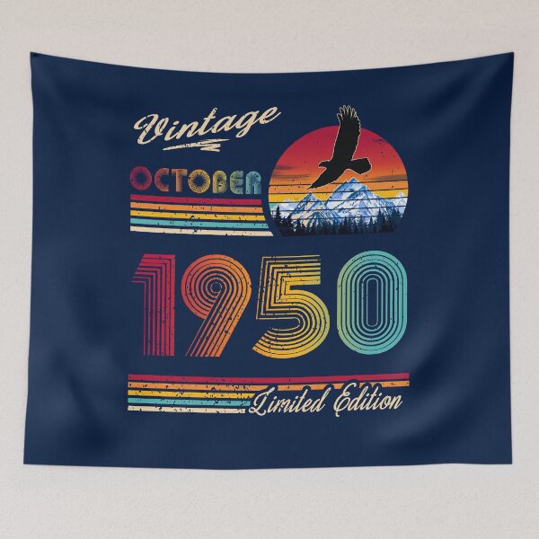 Artikelvorschau, Oktober 1950 Geburtstag entworfen und verkauft von GreenSplash.