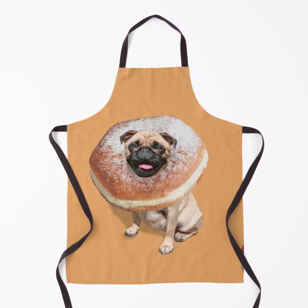 Item preview, Funny Cute Pug Dog Donut Puppy designed and sold by MOKA META.