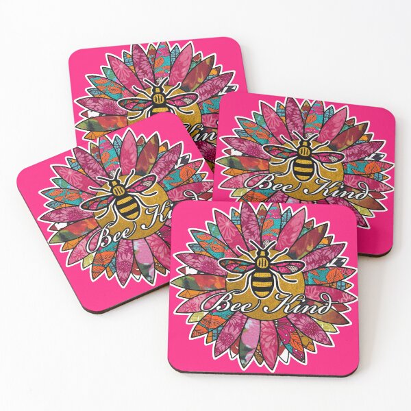 Item preview, Bee Kind Retro Flower  designed and sold by artbyomega.