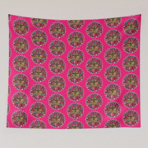 Item preview, Bee Kind Retro Flower  designed and sold by artbyomega.