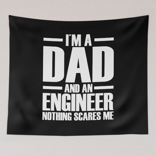 Item preview, I´M A DAD AND AN ENGINEER NOTHING SCARES ME| father's day gift designed and sold by RafaelLopezz.