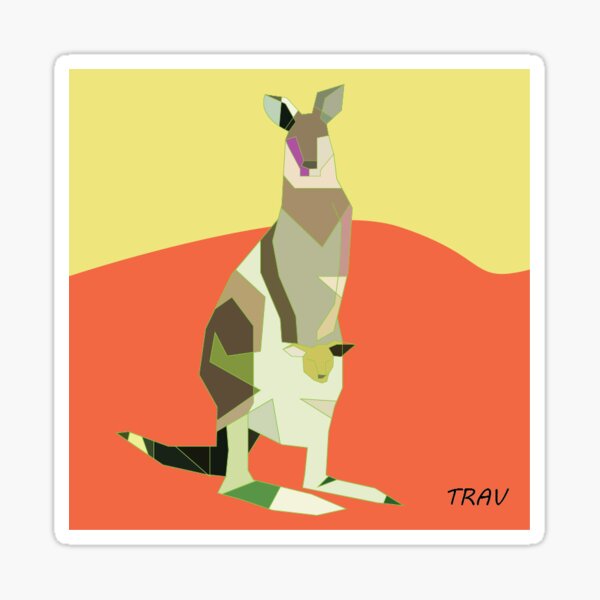 KANGAROO Sticker