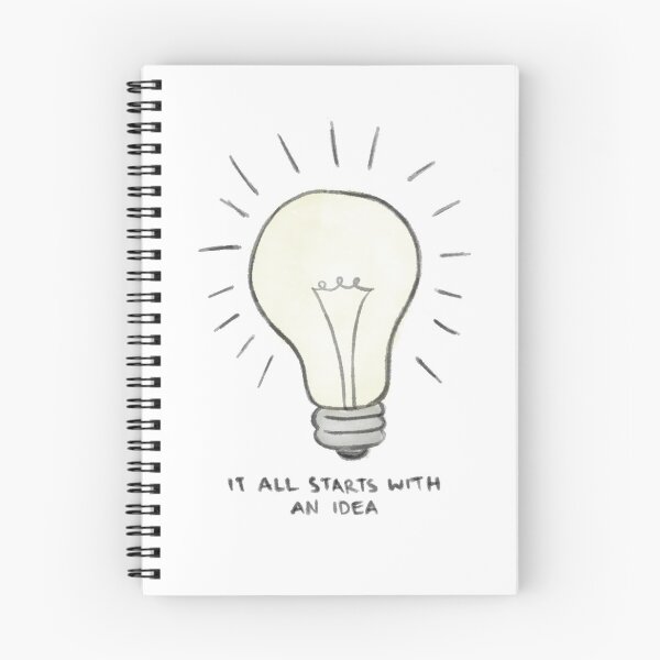 Item preview, Idea Notebook designed and sold by frumiosity.