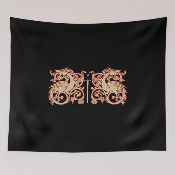 Item preview, GOTHIC DRAGONS W / SWORD designed and sold by kellymavis.
