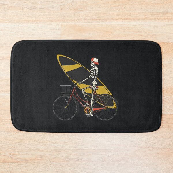 Item preview, Surfer Skeleton on a Bike designed and sold by HiFiTees.