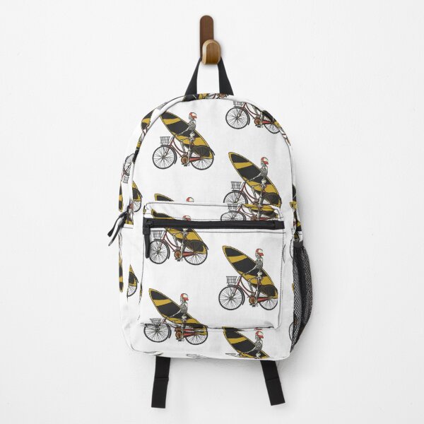Item preview, Surfer Skeleton on a Bike designed and sold by HiFiTees.