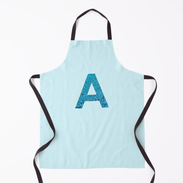 Item preview, The Letter A - Monogram in Blue Pool Water designed and sold by Bumblefuzzies.