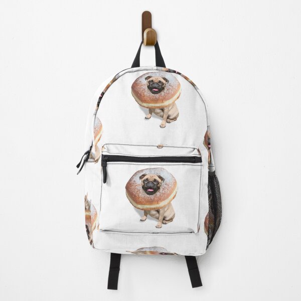Item preview, Funny Cute Pug Dog Donut Puppy designed and sold by MOKA META.