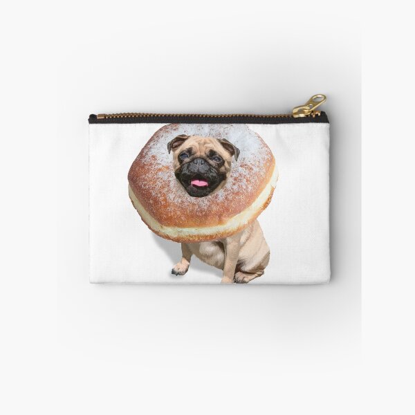 Item preview, Funny Cute Pug Dog Donut Puppy designed and sold by MOKA META.
