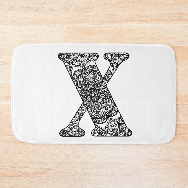 Item preview, Mandala Letter X designed and sold by lizashev.