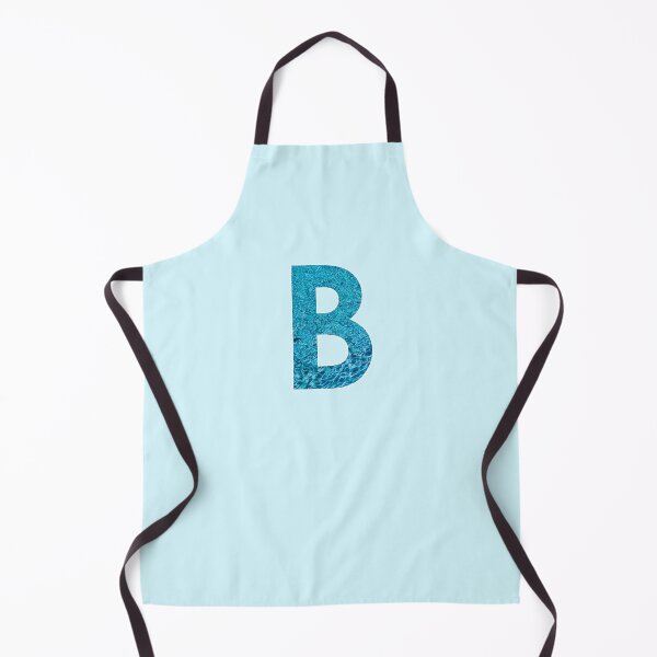 Item preview, The Letter B - Monogram in Blue Pool Water designed and sold by Bumblefuzzies.
