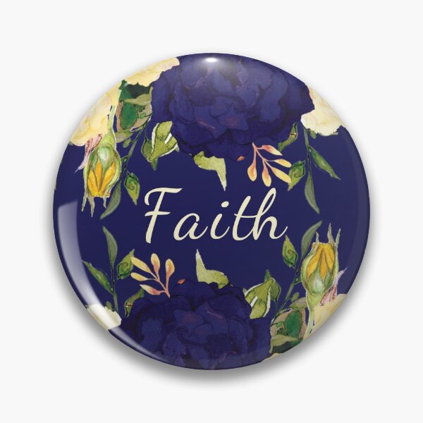 Item preview, Faith Blue and Cream Flowers designed and sold by GODS4US.